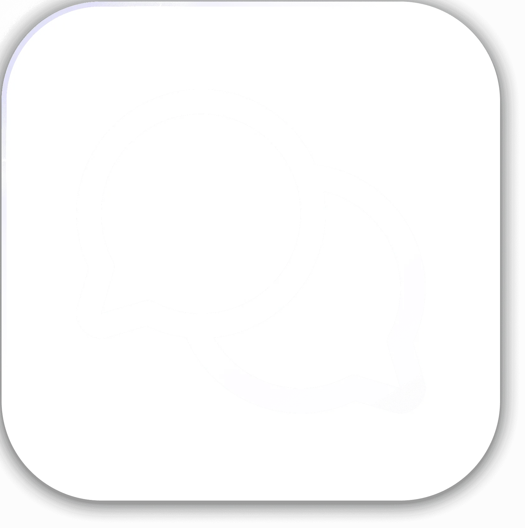 Chat icon.