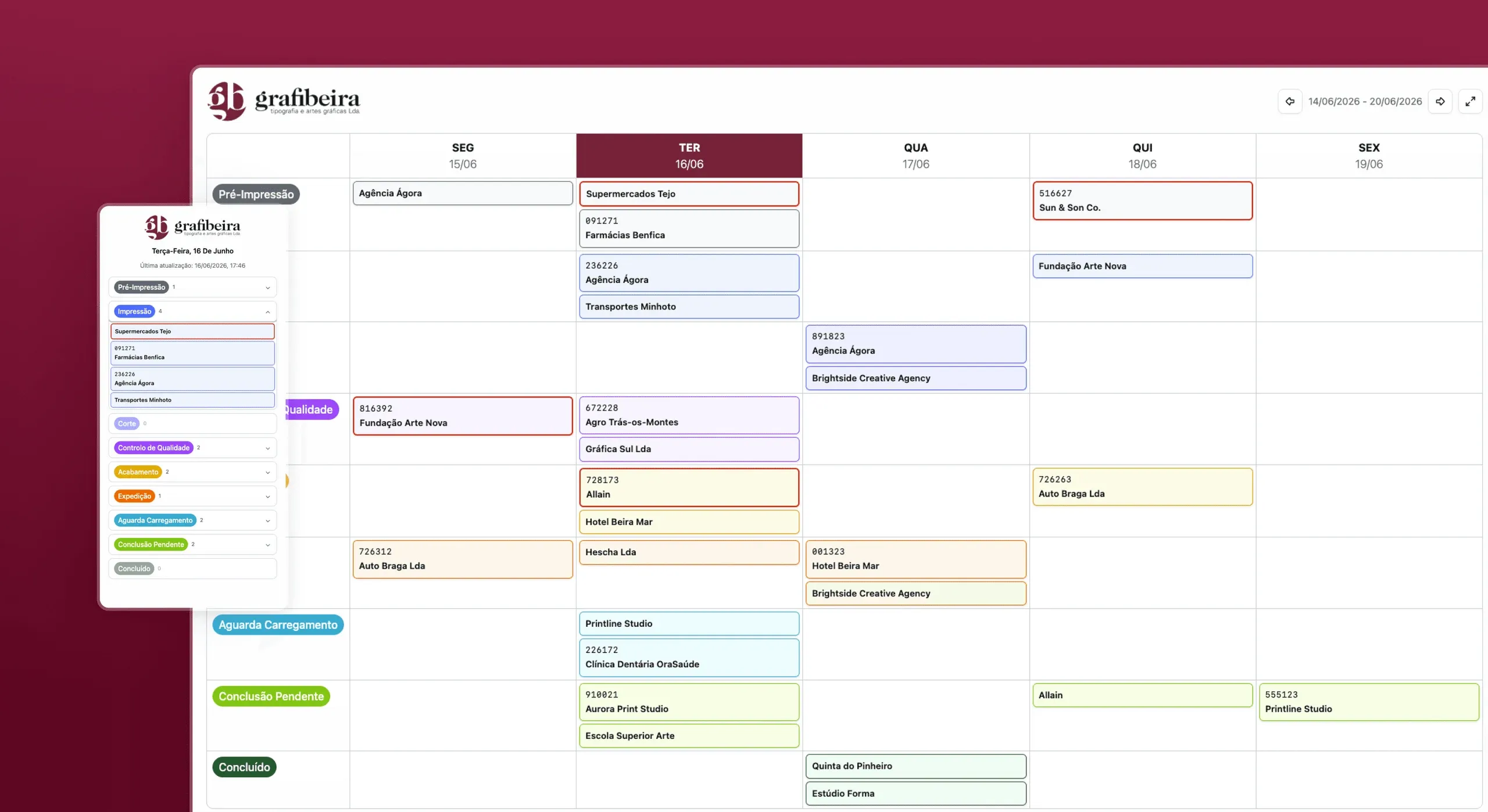 Desktop and mobile mockup of the Pulze homepage on a light background with soft pastel gradient blobs, headline "Accelerate every stage of your 3D workflow", a description mentioning scene management, render automation, and AI-powered image creation, "Get Started" and "Explore Products" buttons, and a row of client logos including Kilograph, AECOM, and Gensler.