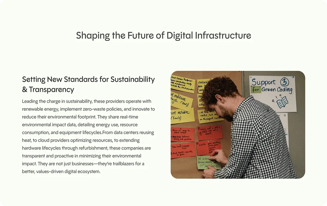 SDIA section "Shaping the Future of Digital Infrastructure" with a photo of a workshop